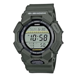 [カシオ] 腕時計 ジーショック 【国内正規品】 ロングライフバッテリー バイオマスプラスチック採用 GD-010-3JF メンズ カーキ" 