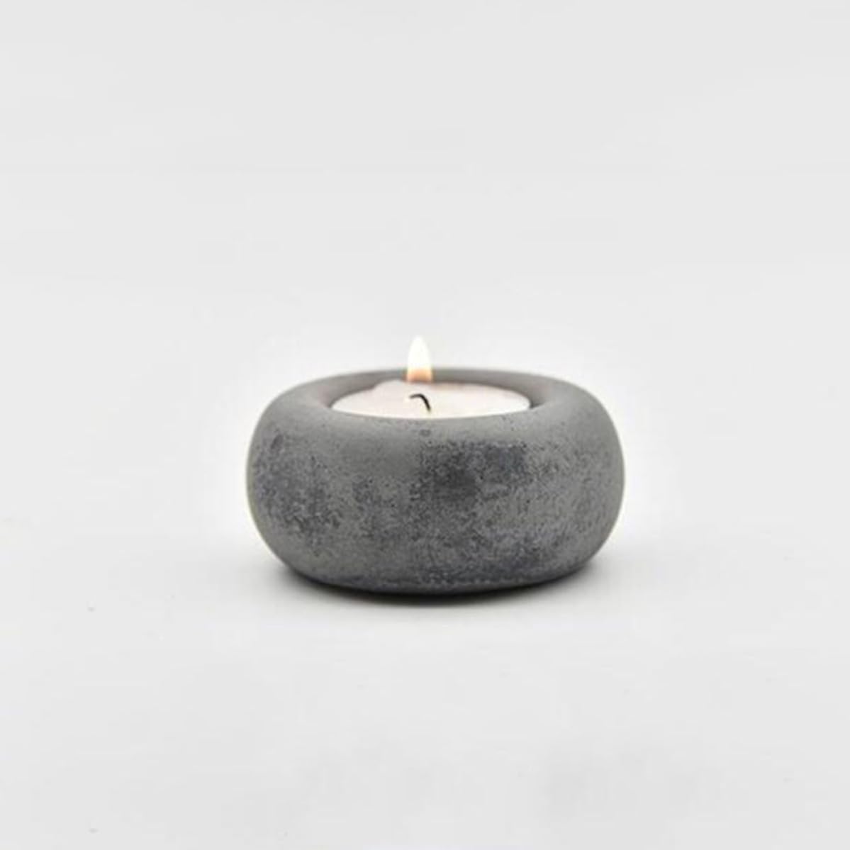 Silicone Candle Holder Mold for Plaster and Polymer Material Heart Shape