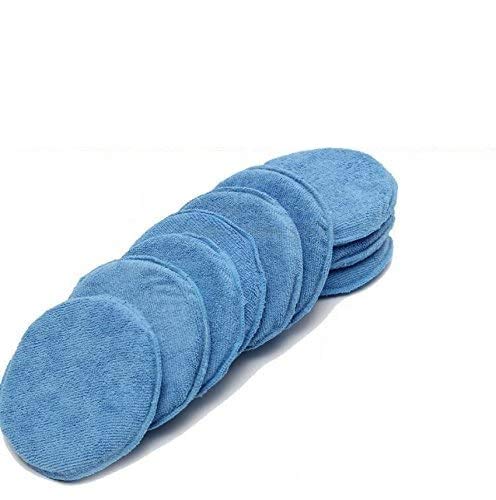 Simply Silver - - 10pcs Polish Foam Sponge Car Applicator Cleaning Microfiber Waxing Pad Detailing