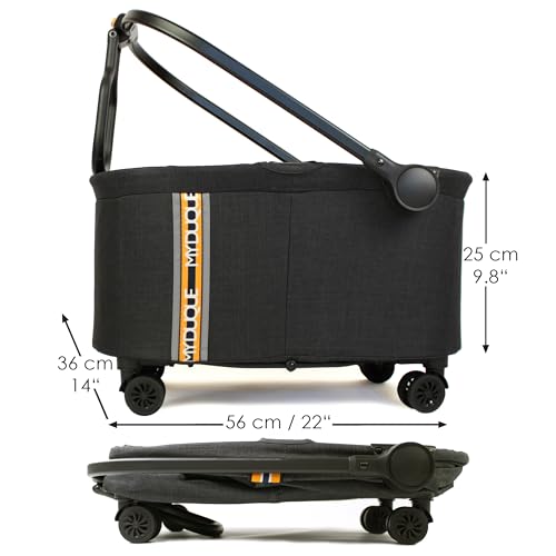 MY-DUQUE-Multi-2in1-Fahrradkorb-und-Einkaufs-Trolley-Faltbar-inklusive-Halterung-schnelles-bedienunug-Fahrradtasche-Fahrrad-Zubehoer-Abnehmbarer-Shopping-Einkaufskorb-fuer-Gepacktrager