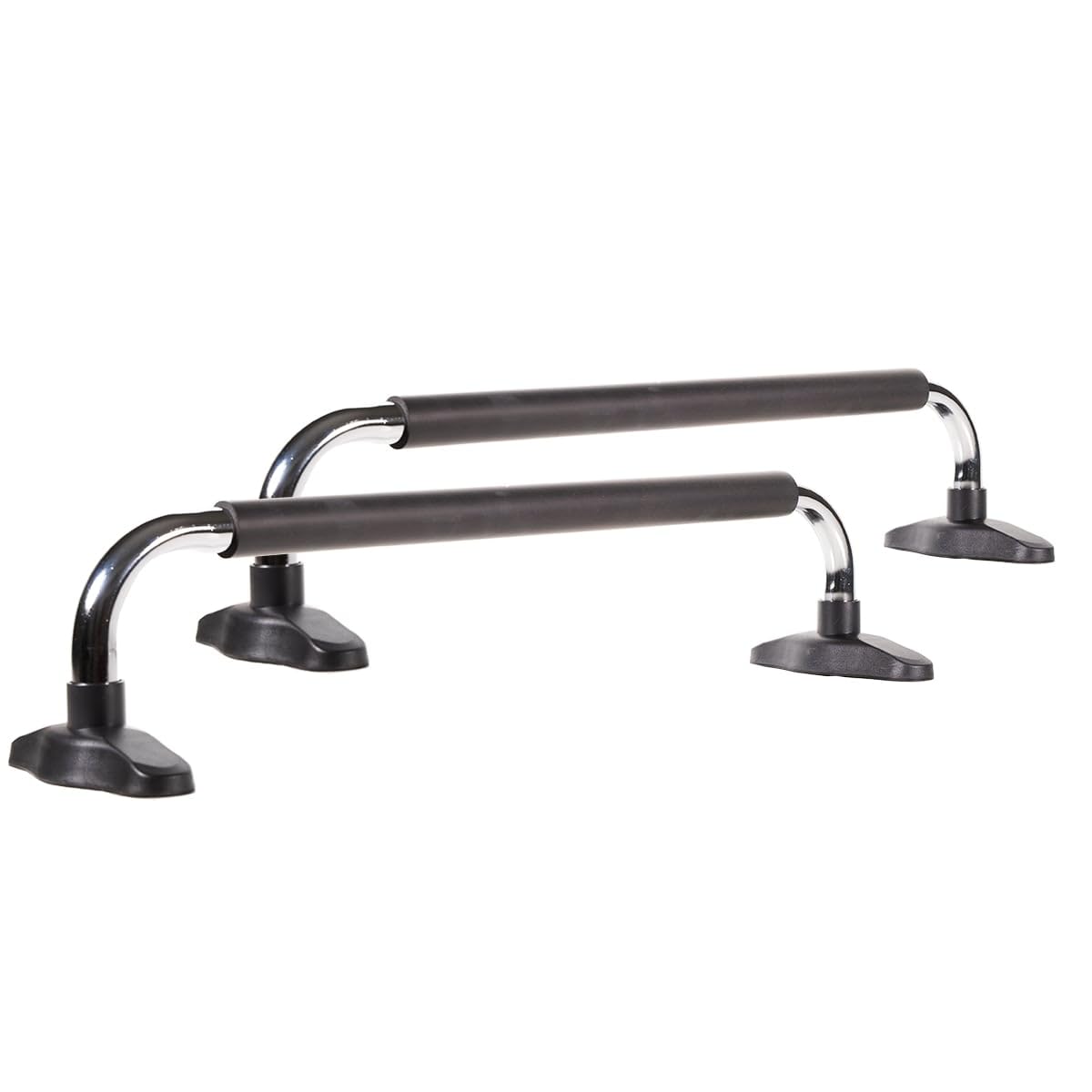 GymBeam PUSH Parallettes, Strumento Pratico per Allenamenti Casalinghi di Forza a Corpo Libero, Struttura Solida, 65cm di Lunghezza per Stabilità, Impugnatura Antiscivolo
