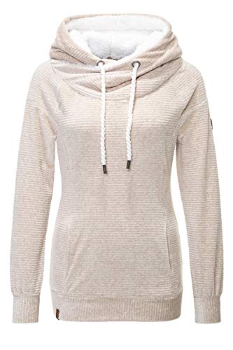 Only Onlfreya Jalene L/S Hood Swt Cappuccio Donna