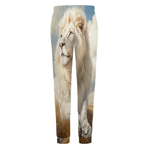 Majestic Lion Animal Men's Pajamas Pants Lightweight Sleep Lounge Pant Pjs Bottoms Casual Sleepwear 6
