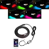 AKI 2025 led ブルートゥース アンダーライト セット LED素子数720 RGB LEDテープライト アンダーネオン サイドシル ドアシル ボディサイド 車 イルミネーション