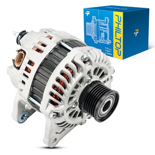 Image of PHILTOP New 11343N Alternator Fit for Nissan 2007-2010 Sentra 2.0L | 110Amp Alternator for 2007-2010 Sentra 2.0L, 2005-2006 Sentra 1.8L, 2007-2008 Versa, 2009 Versa 1.8L, 2013-2014 NV200