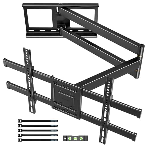 BONTEC Full Motion TV Wall Mount - Secure Fit