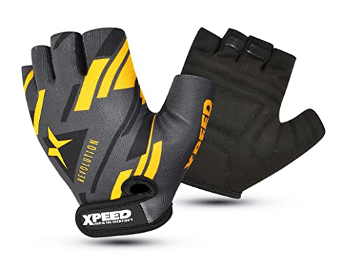 Image of Xpeed Air Vent Gloves | Workout Gloves with Wrist Support | Comfortable Padding and Finger Protection for Home and Gym Gloves Set for Men & Women