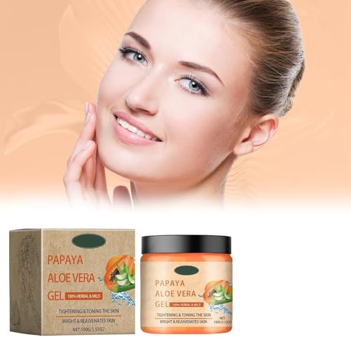 パパイヤアロエフェイスパパイヤアロエエキスジェルは日焼け後の肌に潤いを与えます モイスチャー Egf クリーム