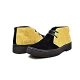 British Walkers Men's Playboy High top Chukka Boot 'Jamaica' Yellow/Black/Green 13