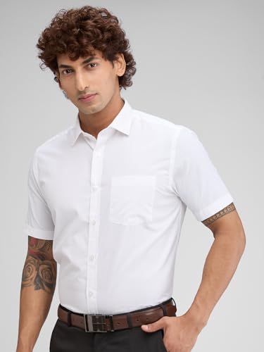 Image of Park Avenue Men's Plain Regular fit Formal Shirt
