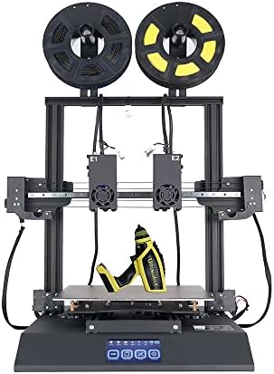 TL TENLOG TL-D3 Pro 3D Printer, Independent Dual Extruder 3D Printer, Silent Mainboard tmc2209 Driver, 4.3 inch Multi Language Color Touch Screen,Professional 3D Printer,300x300x350mm