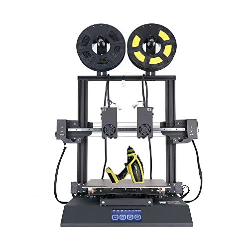 Tl Tenlog Tl-D3 Pro 3D Printer, Independent Dual Extruder 3D Printer, Silent Mainboard Tmc2209 Driver, 4.3 Inch Multi Language Color Touch Screen,Professional 3D Printer,300X300X350Mm #TOP23