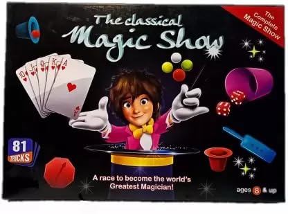 Mayank & Company The Classical Magic Show Game (with 81 Tricks) | for 8-Year- Old Kids and Above