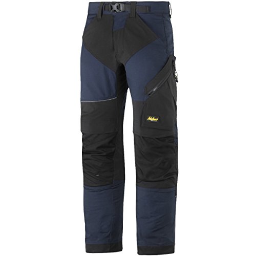 Snickers 69039504046 Size 46 "Flexiwork" Work Trousers - Navy Blue/Black