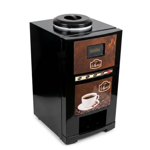 Image of Cafe Aroma 2 Lane Machine | Commercial Coffee Vending Solution | High Efficiency Brewing System | Automatic Dispenser for Offices Cafes