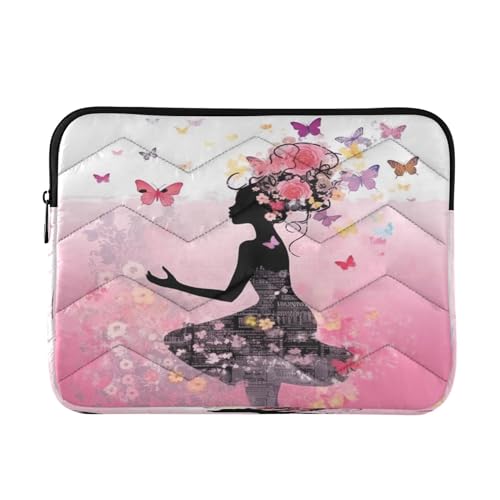 Funda para Laptop 13-14 Pulgadas Butterfly Fairy Girl miniatura 1