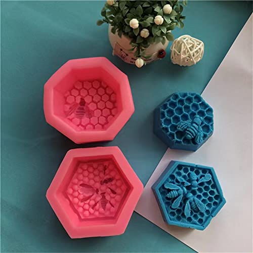 Silicone Molds Bees, Honeybee Craft Art Silicone Soap Mold, Beewax Craft Molds Insects Diy Handmade Soap Molds - Soap Making Supplies By Yscen #TOP1