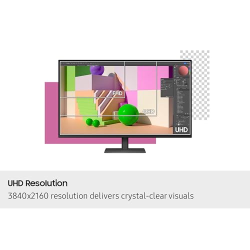 Image of Samsung LS37D700EANXZA 37 inch S70D ViewFinity 4K UHD High Resolution Monitor with G733 Headset, G515 Keyboard, and G502 Mouse (2025)
