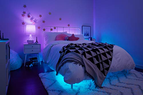 LED+ Color Changing Light Bulb with Remote Control, A19, 60-Watt Replacement, Full Color, Colored Light Bulb with 10 Color Options - Thumbnail 6