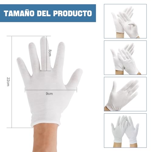 Guantes de algodón 8 Imagen adicional