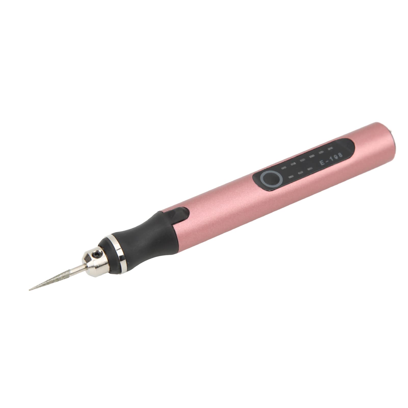 MXGZ Engraving Pen, 8w Usb Rechargeable 3 Speed Electric Cordless Engraver Pen Protable Engraver Machine with Grinding Needles,drill Bits and Slice for Stone Wood Glass Ceramics Manicure(Rose Gold)