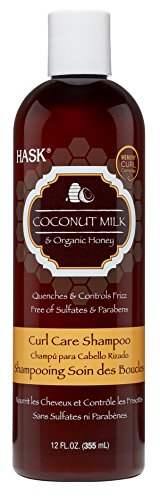 Hask Shampoo Coconut Milk Curl Care 12 Ounce (355ml) (2 Pack)