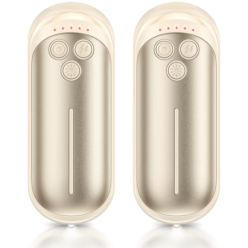 Image of Rechargeable Hand Warmers 2 Pack, Rapid Heating Within 3 Seconds