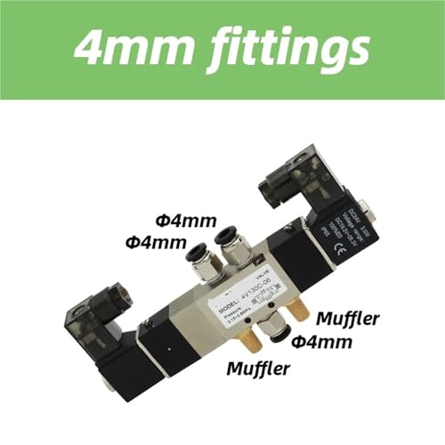 Válvula solenoide de aire para automatizar cilindros de doble efecto 7