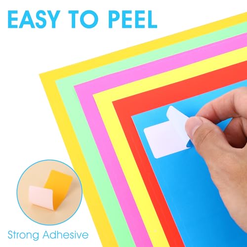 Ptwola 360 Stück Umzugsaufkleber Etiketten Selbstklebend Aufkleber Bunt farbige Ablösbare Adressen Blanko...