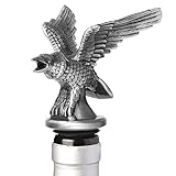 Stainless Steel Eagle Wine Aerator Pourer - Deluxe Decanter Spout for Robust Red and White Wine - Pour Amore Bottle Pourer/Stopper & Air Diffuser by Chris's Stuff