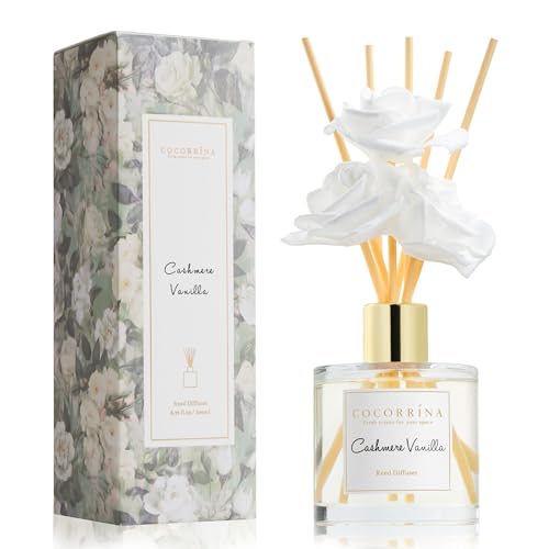 Cocorrína Reed Diffuser Set with Vanilla & Roses