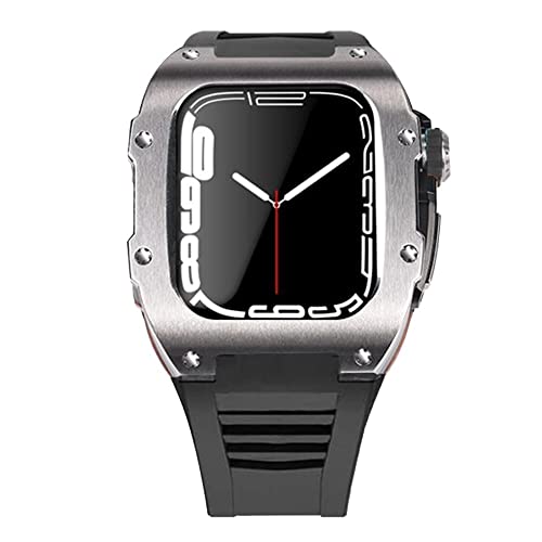 Kit de modification en titane pour Apple Watch 7 45mm bracelet luxe