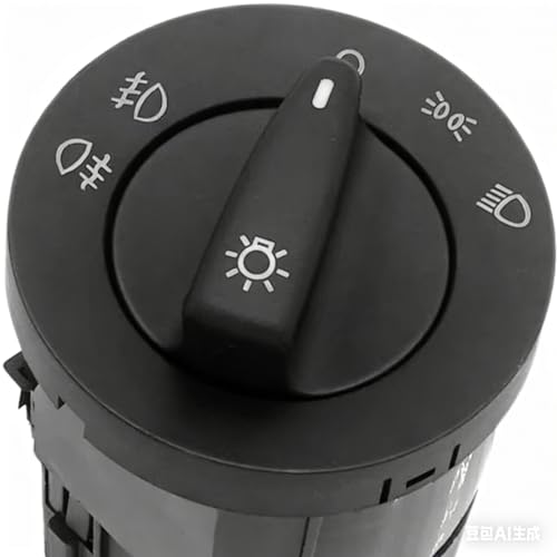 Interruptor de control de faros Golf 1999-2004 perilla luz antiniebla Bora 4