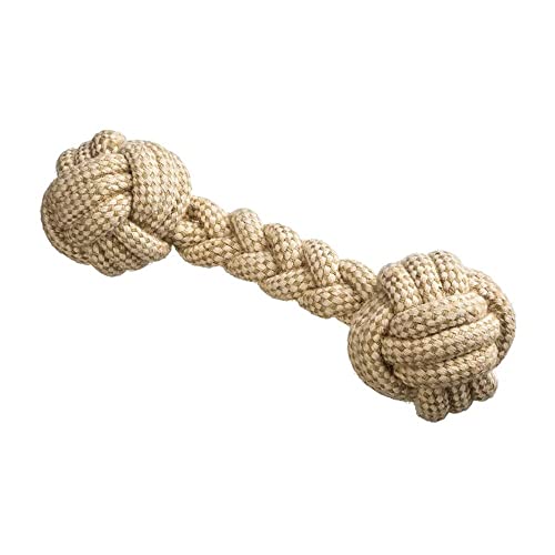 Sanremo Mordedor Formato Osso Corda Para Cães Bege