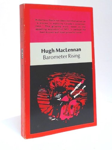 Barometer rising (New Canadian library) B0007JDB1O Book Cover