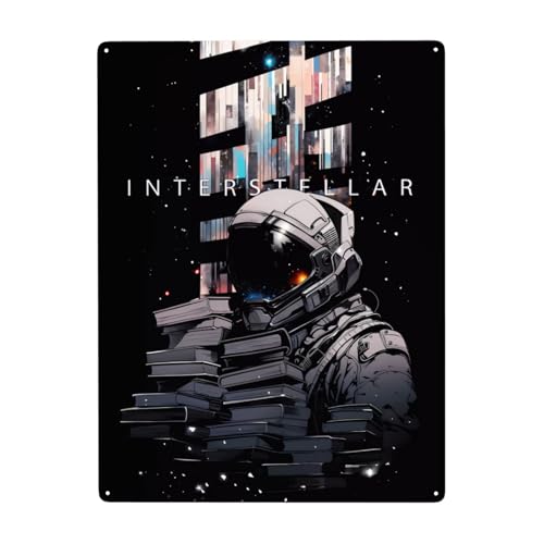 インターステラー 映画ポスター16 メタルプレート ブリキの絵 ブリキ看板 壁の装飾 金属鉄板ポスター アートパネル 壁掛け 装飾小物 玄関に飾る 壁ポスター カフェ 居酒屋 屋内用 鉄絵画 30X40cm