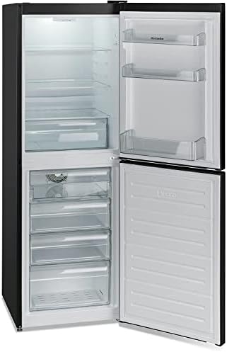 Montpellier 250L 50-50 Freestanding Fridge Freezer - Black