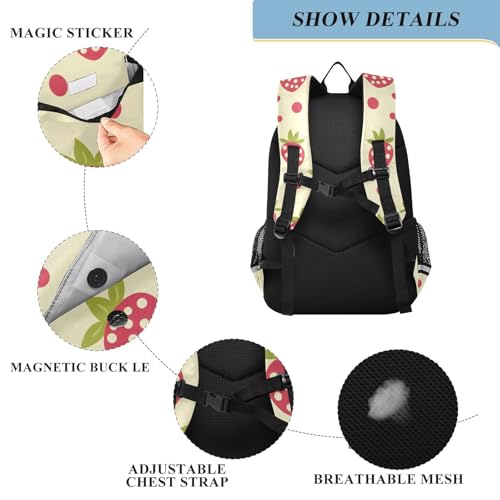 Sac à dos de voyage imprimé abstrait avec grand compartiment zippé - 6