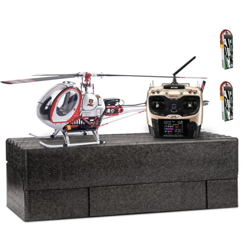 Pacchetto RTF (Ready-to-Fly). Completamente assemblato con elettronica calibrata: basta caricare la batteria e volare