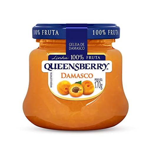 Geleia de Damasco 100% fruta Queensberry