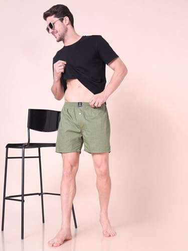 Image of Urban Scottish Men's Boxer Pants 100% Cotton Material with A Stylish Print Soft and Stretchy Elastic Waist Band Dynamic Movement and Hardwearing Stitching Breathable with A Gentle Snug Fit