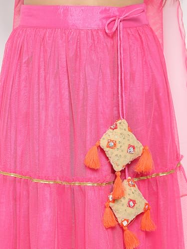 Image of Nautinati Girls Lehenga Choli Set