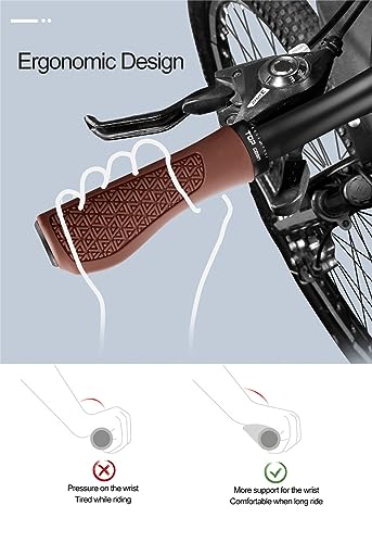 Topcabin Bicycles Handlebar Grips, Aluminum Lock-On Ergonomic Bike Grips thumb #3