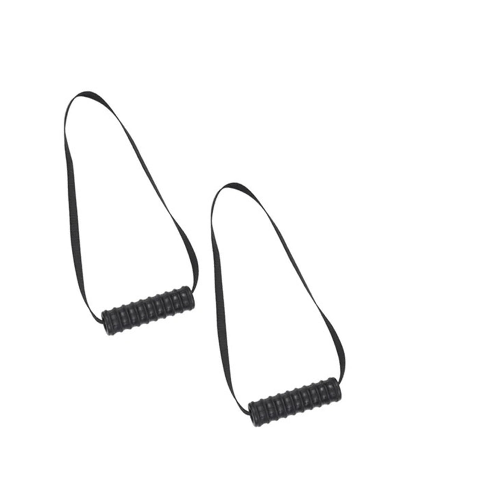 Corda for tricipiti da tirare giù con manico in plastica in spugna, fettuccia in nylon ad alta resistenza for allenamento in palestra a casa, bicipiti e(Black C)