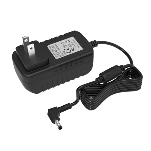 AC/DC 12V Wall Charger DC 9-12V Cord for Portable DVD Player Compatible with UEME/HDJUNTUNKOR/DBPOWER, 4.0 * 1.7mm Plug Power Adapter