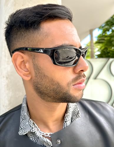 Image of Groeningen Rectangular Polarized Sunglasses for Men & Women - Lightweight TR Frame, UV400 Protection