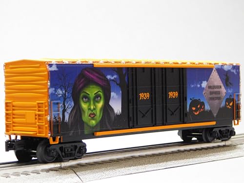 MTH RAILKING Halloween Witch Express Transport 1939 50' Double Door PLUGGED BOXCAR 30-70130B