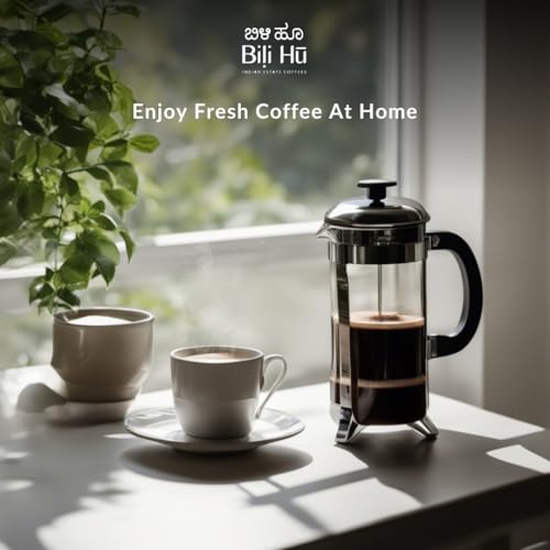 Image of Bili Hu Coffee, French Press Coffee Powder, Balur Estate, Robusta Blend, Medium Roast, (Pack of 1, 250 gms)