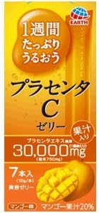 Earth Chemical Plenty of Moisture for 1 Week Placenta C Jelly, 2.5 oz 70 g 0.4 oz 10 g x 7 Bottles x 3 Packs