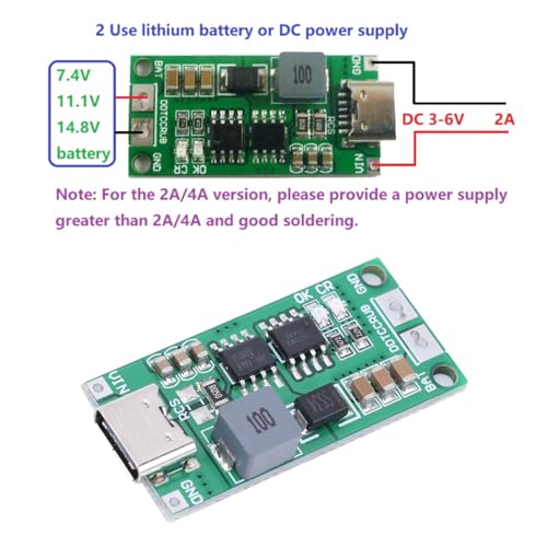 Modulo Caricabatterie Tensione di Ingresso 3‑6 V